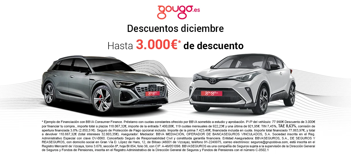 Descuentos por financiar dicembre gougo.es